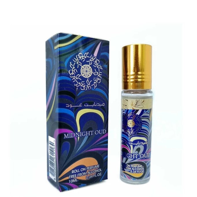 10 ml Ulei de parfum Midnight Oud cu Arome Lemnos-Oriental-Picante pentru Bărbați