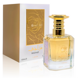 100ml Eau de Perfume Mazaaji White cu Arome Pudrat-Florale și Mosc pentru Femei