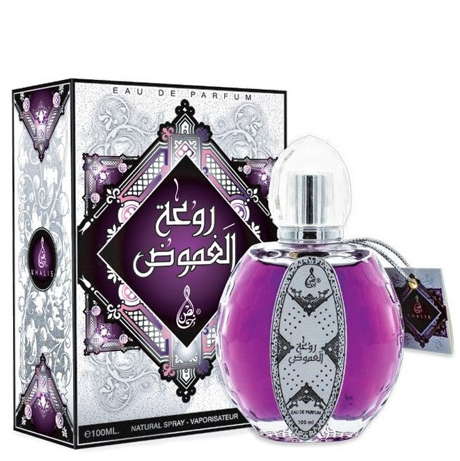 100 ml Eau de Perfume Rowah Al Ghamoud cu Arome de Mosc și Santal pentru Femei