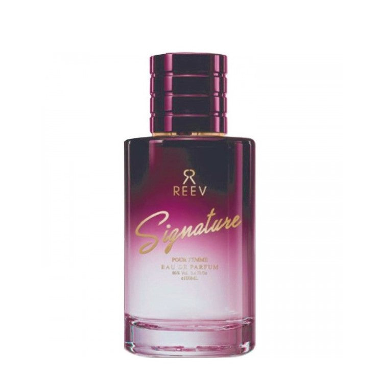 100 ml Eau de Perfume Signature Purple cu Arome de Mosc, Lemnoase și Vaniliate pentru Femei