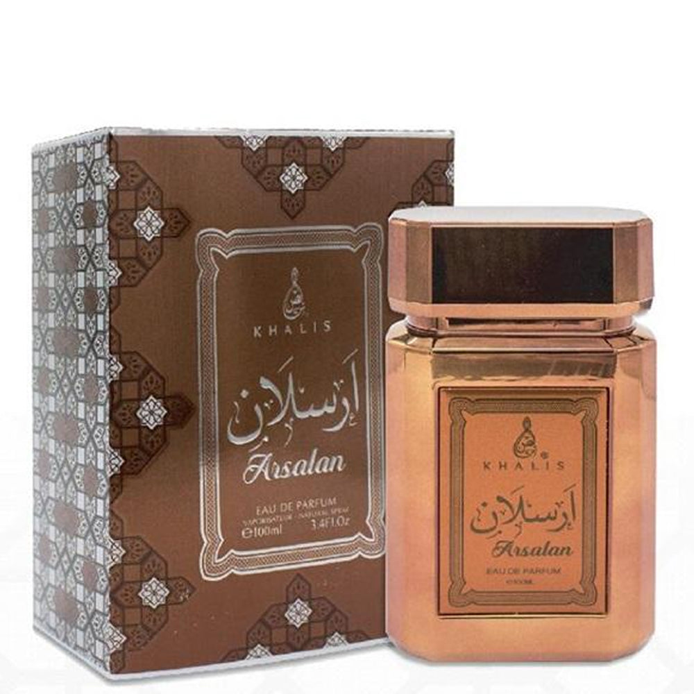 100 ml Eau de Perfume ARSALAN cu Arome de Chihliimbar pentru Bărbați