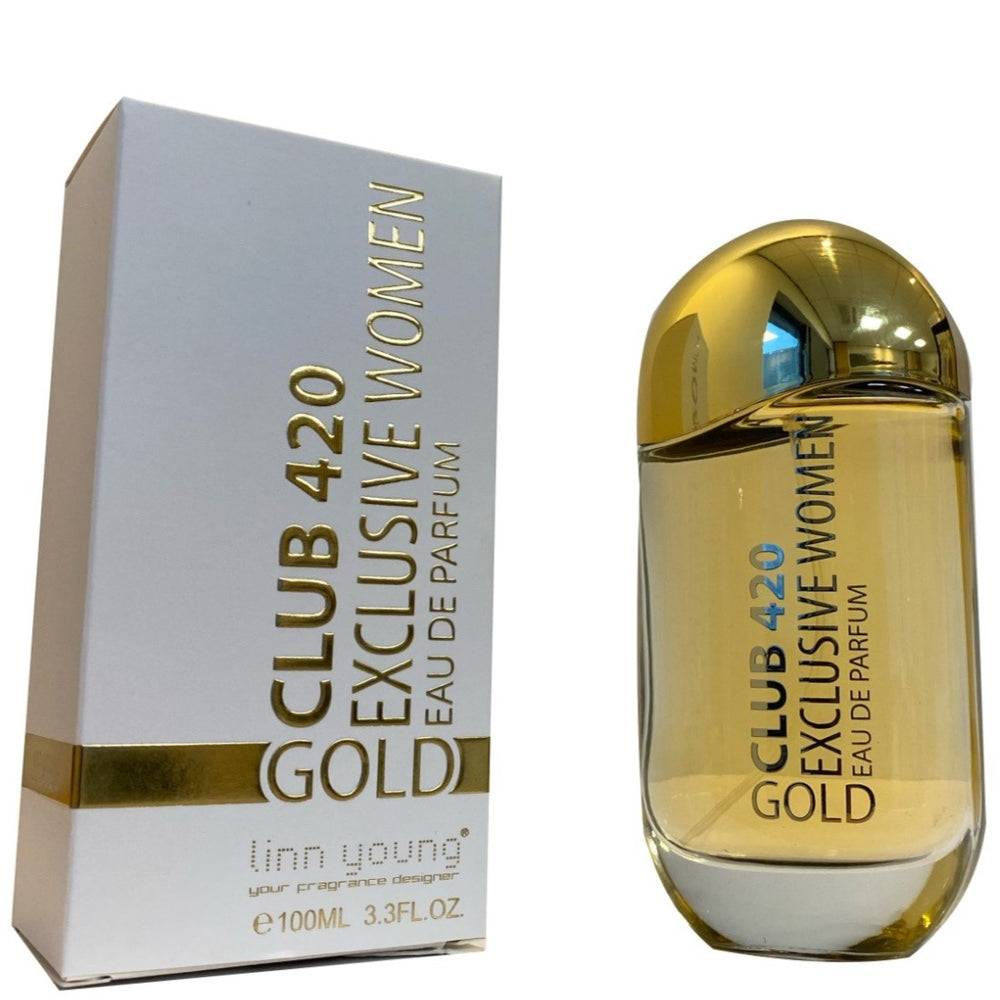 100 ml Eau de Perfume CLUB 420 GOLD cu Arome Oriental-Vanillite pentru Femei, cu 10% ulei esențial