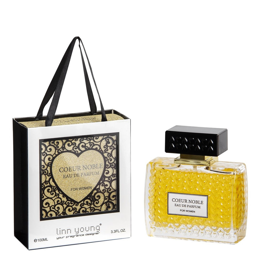 100 ml Eau de Perfume "COEUR NOBLE" cu Arome Floral-Lemnoase pentru Femei, cu 6% ulei esențial