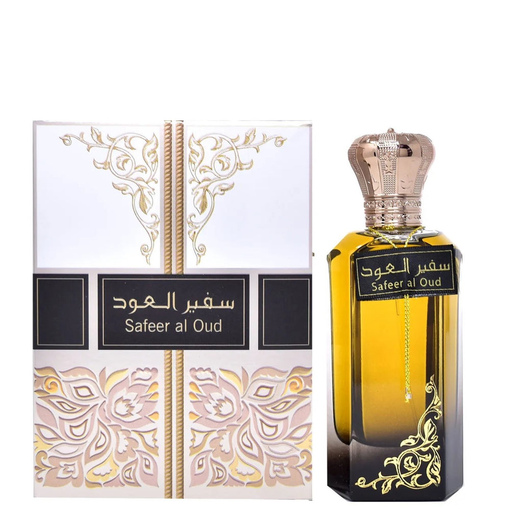 100 ml Eau de Perfume Safeer Al Oud cu Arome Picante și Mosc Unisex