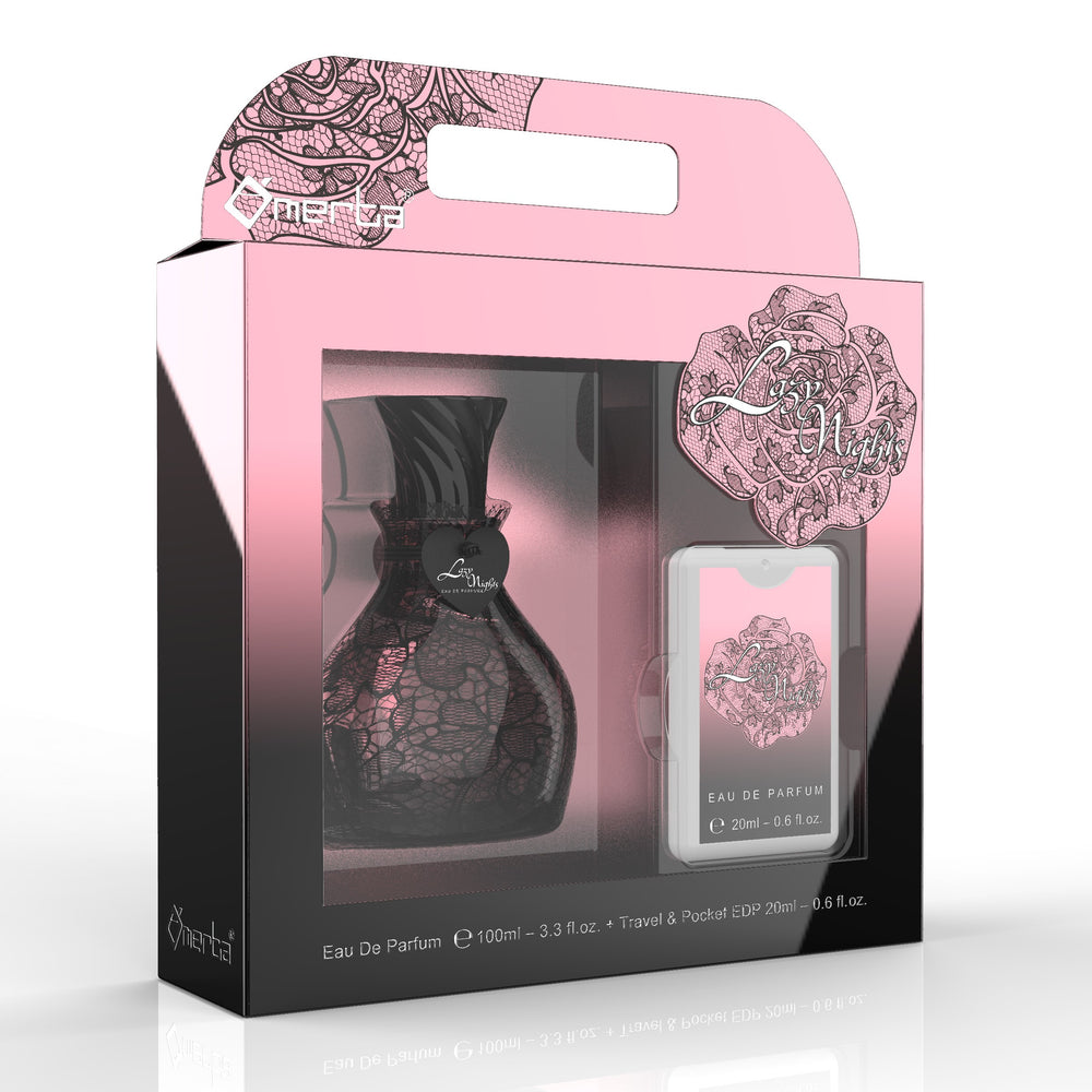100 ml + 20 ml Eau de Perfume "LAZY NIGHTS" cu Arome Oriental-Florale pentru Femei