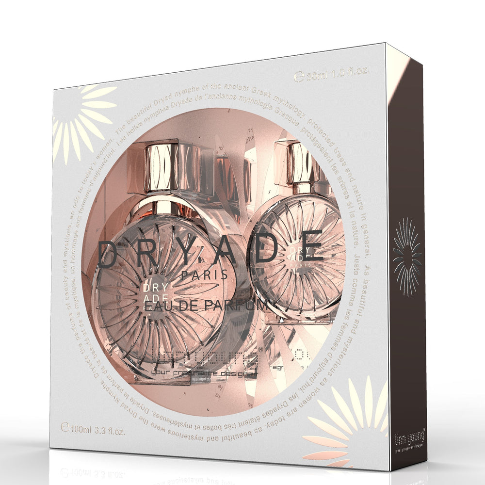 100 ml + 30 ml Eau de Perfume "DRYADE PARIS" cu Arome Fresh - Florale pentru Femei