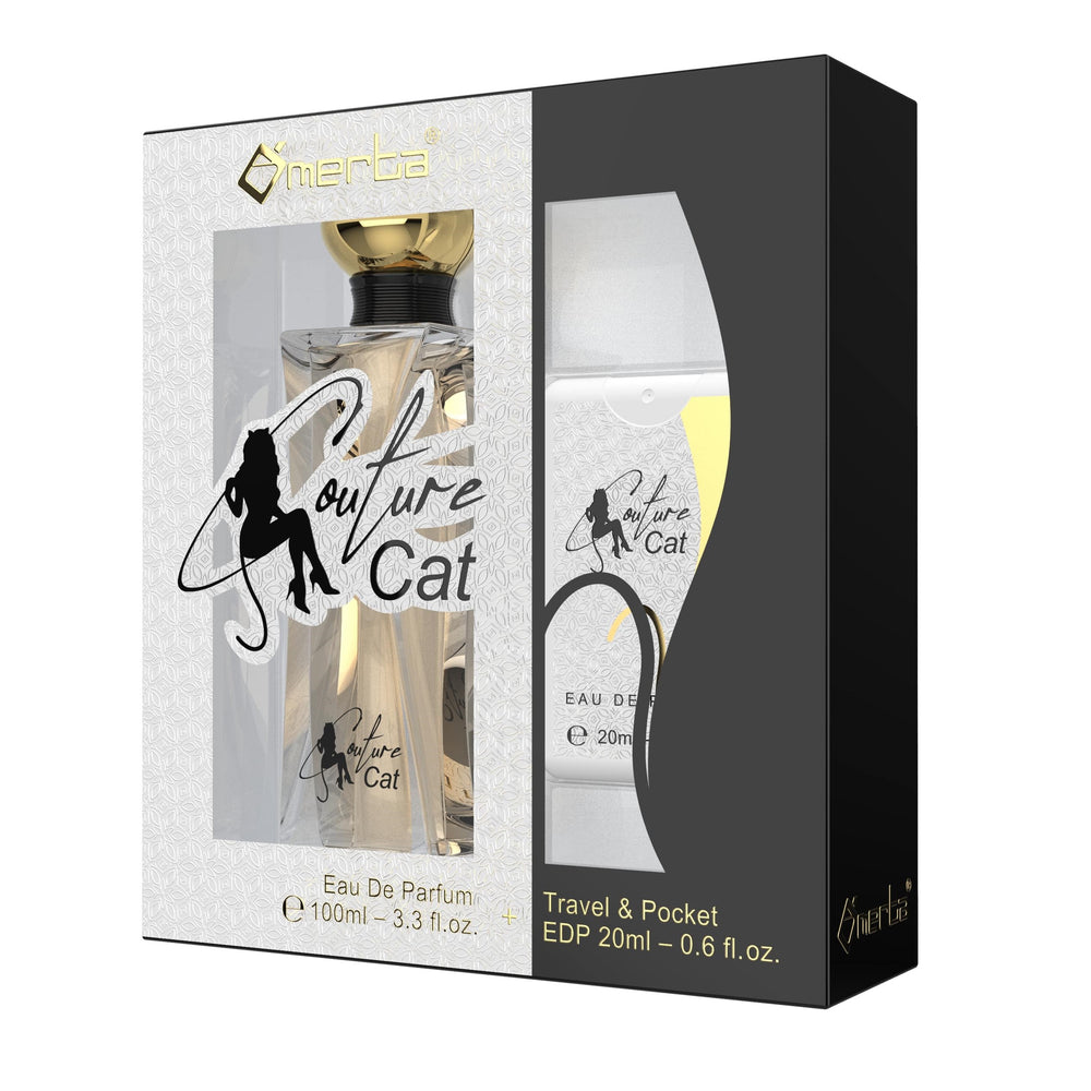 100 ml + 20 ml Eau de Perfume "COUTURE CAT" cu Arome Floral-Fructate pentru Femei