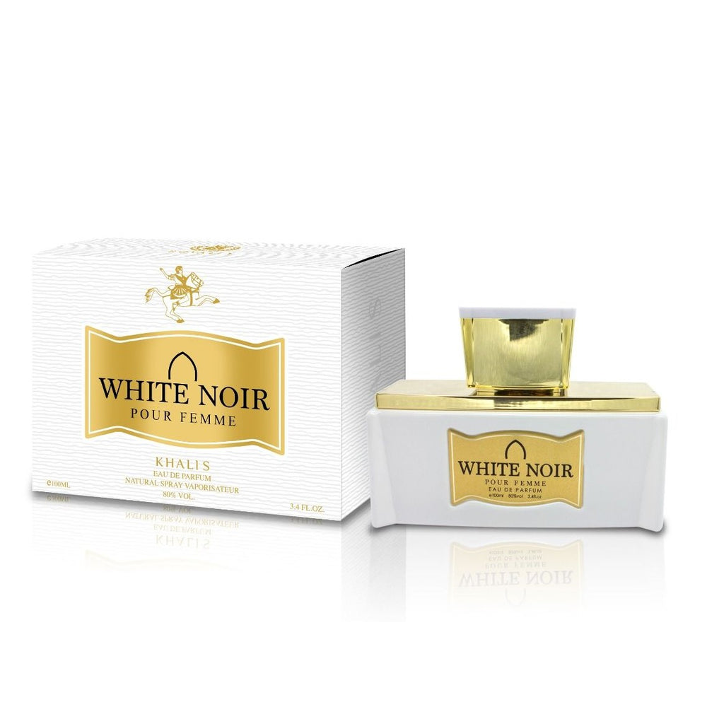 100 ml Eau de Perfume WHITE NOIR cu Arome Florale și Mosc pentru Femei