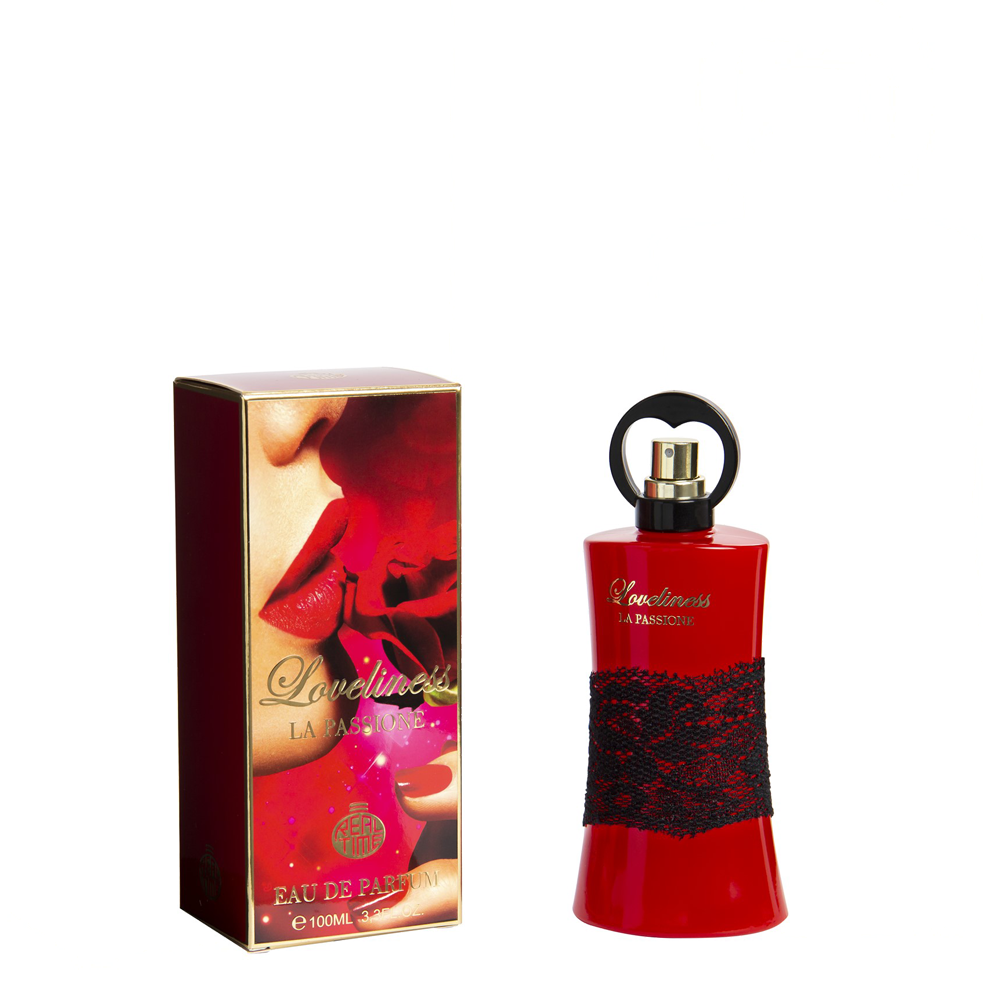 100 ml Eau de Parfum "Loveliness La Passione" cu Arome Floral-Fructate pentru Femei