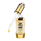 Serum cu particule de aur 24K întineritor cu acid hialuronic și colagen