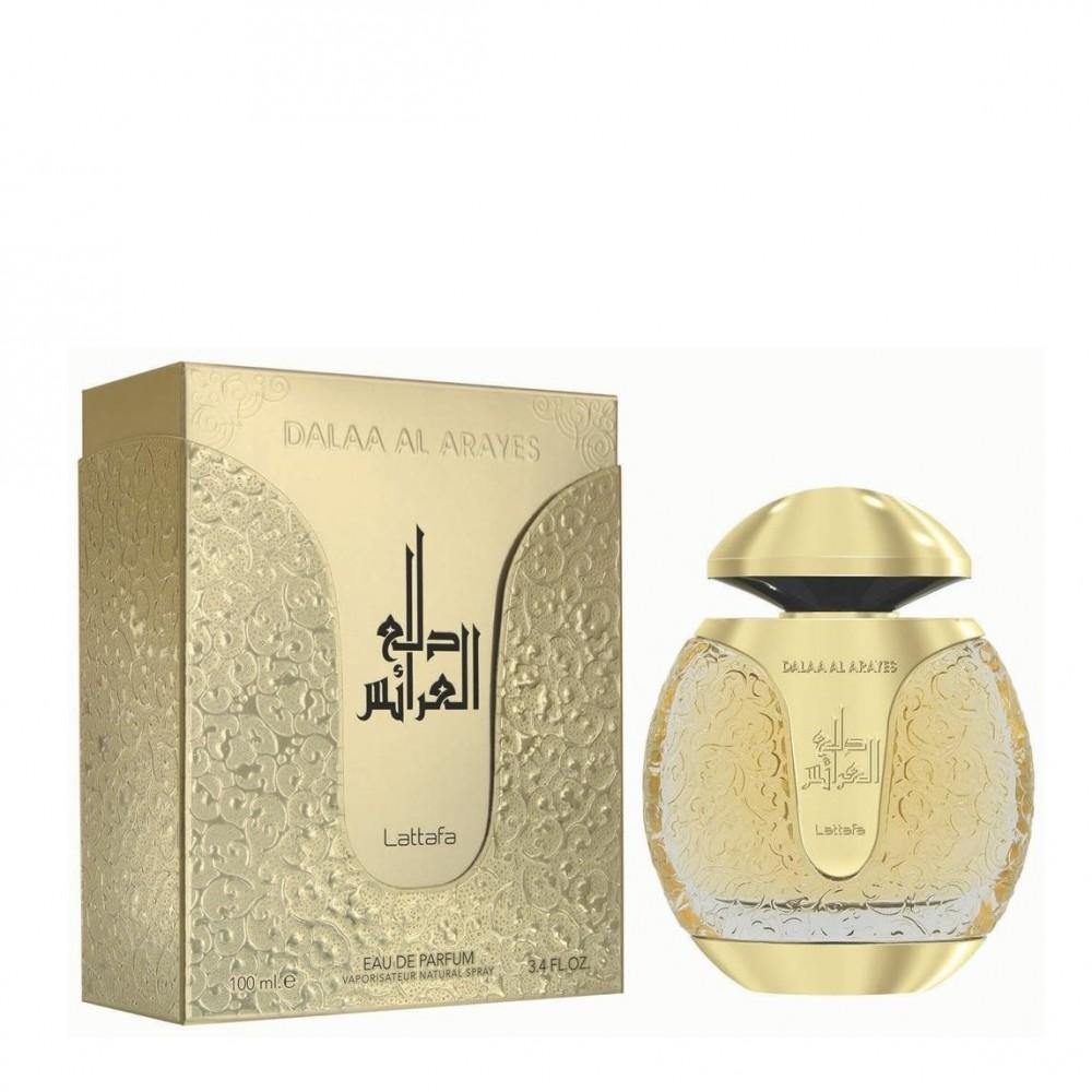 100 ml Eau De Parfum Dalaa Al Arayes Gold cu Arome Picante de Iasomie pentru Femei și Bărbați - Multilady.ro