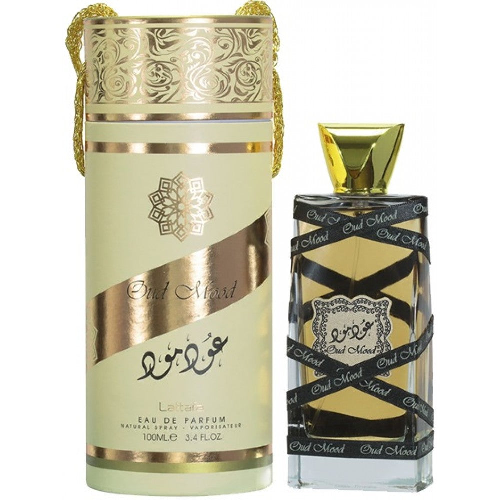 Eau de Parfum ”Oud Mood” Parfumat oriental cu șofran-caramel-floare pentru Doamne 100 ml
