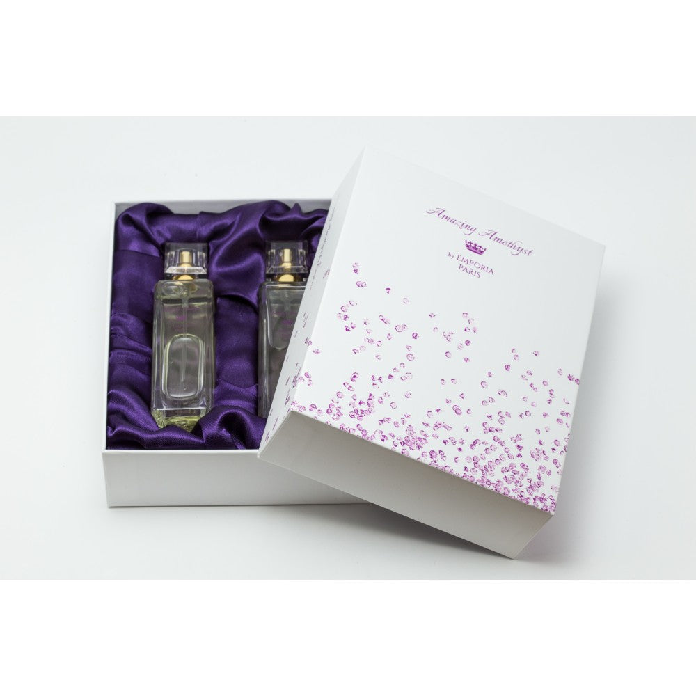 Parfum ”Ametist” pentru Doamne, o aroma fermecătoare a feminității, 2 x 30ml